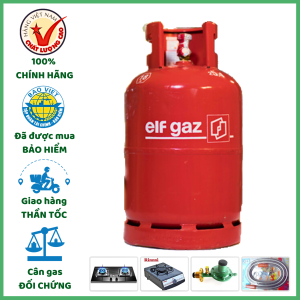 Bình Gas Á Châu ELF Đỏ 12Kg Giá Tốt Giao Tận Nơi