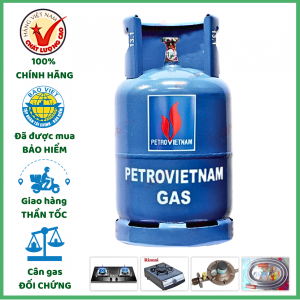 Bình Gas Petrovietnam xanh 12kg Giá Tốt Giao Tận Nơi