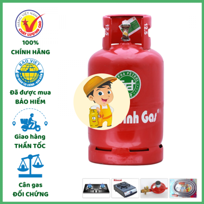 Bình Gas Hướng Dương Đỏ 12kg Giá Tốt Giao Tận Nơi