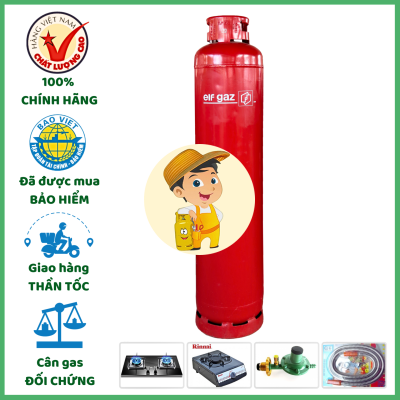 Bình Gas ELF Đỏ 45Kg Giá Tốt Giao Tận Nơi