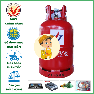 Bình Gas VT Đỏ 12kg Giá Tốt Giao Tận Nơi