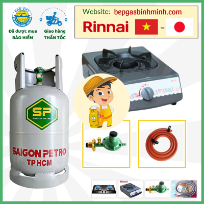 Combo Bộ Bình Bếp Gas Đơn RINNAI RV-150G