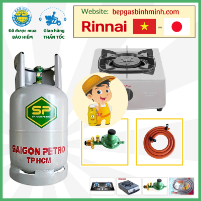 Combo Bộ Bình Bếp Gas Đơn RINNAI RV-MC15S