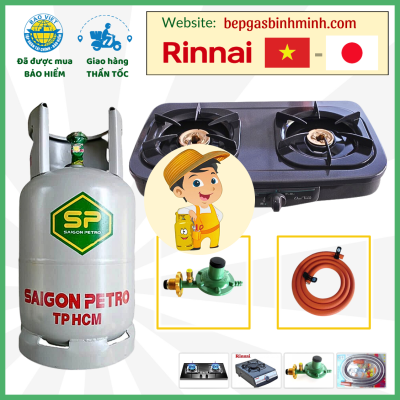 Combo Bộ Bình Bếp Gas RINNAI R-2KEN Khuyến Mãi