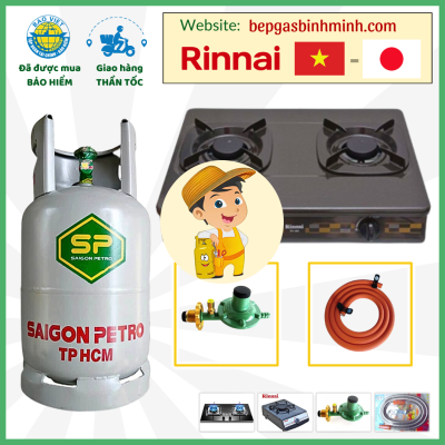 Combo Bộ Bình Bếp Gas RINNAI RV-260G Khuyến Mãi