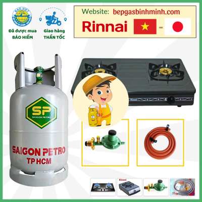 Combo Bộ Bình Bếp Gas RINNAI RV-375(G)N
