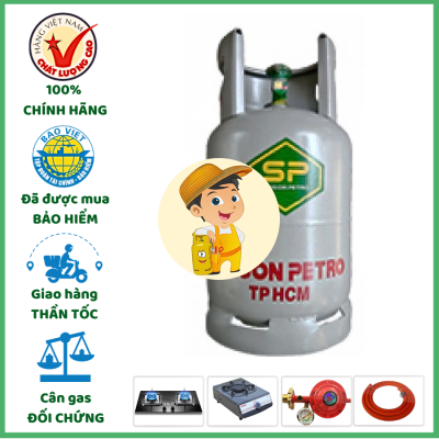 Bình gas Sài Gòn Petro xám 12kg Giá Tốt Giao Tận Nơi