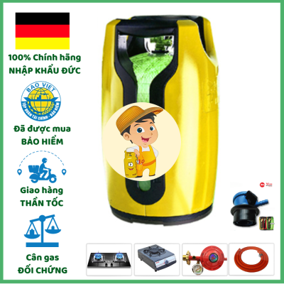 Bình Gas Miss composite 12kg Vàng Chống Cháy Nổ