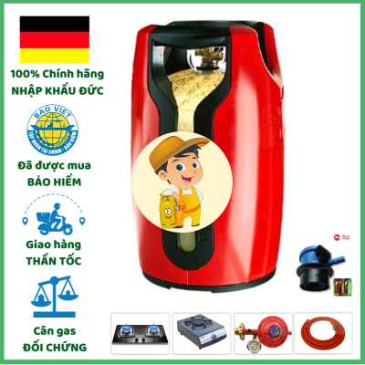 Bình Gas Miss Composite Đỏ 12kg Chống Cháy Nổ