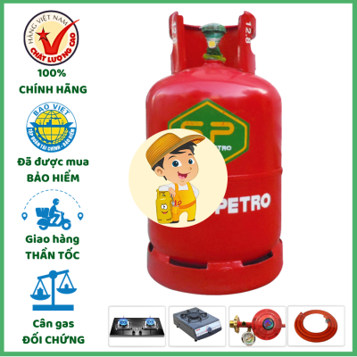 Gas Saigon Petro Màu Đỏ 12kg  Giá Tốt Giao Hàng Tận Nơi