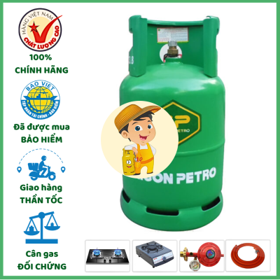 Bình Gas Saigon Petro Màu Xanh Lá 12kg Giao Tận Nơi Nhanh