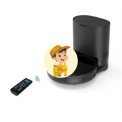 Robot hút bụi lau nhà Hubert HB-A68-B Plus tự đổ rác