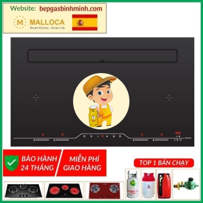 Bếp Từ Kết Hợp Hút Mùi MALLOCA HIH - 904 SLIM