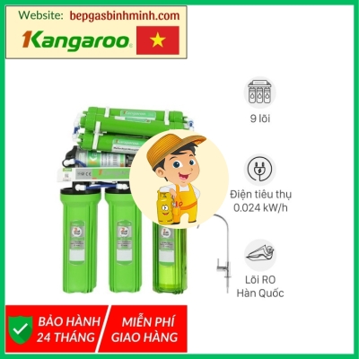 Máy lọc nước RO không vỏ Kangaroo KG110 9 lõi