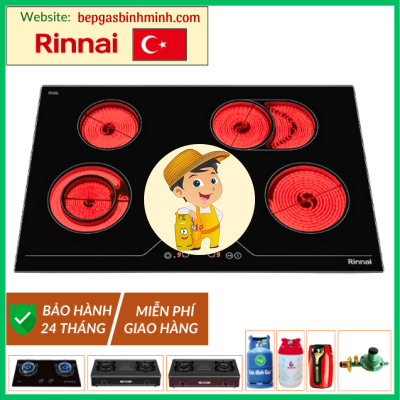 Bếp Âm Điện Hồng Ngoại RINNAI RB-7104E-CB