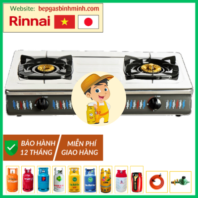 Bếp Gas Đôi Rinnai RV-377(S)N Việt - Nhật Chính Hãng