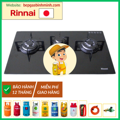Bếp Gas Âm Rinnai RVB-312BG Nhật Bản