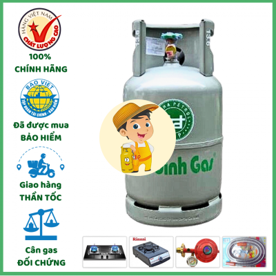 Bình Gas Hướng Dương Xám 12kg Giá Tốt Giao Tận Nơi