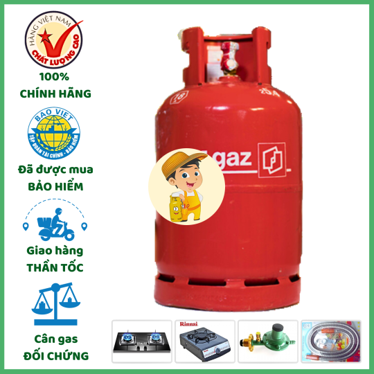 Bình Gas ELF Đỏ 12Kg Giá Tốt Giao Tận Nơi