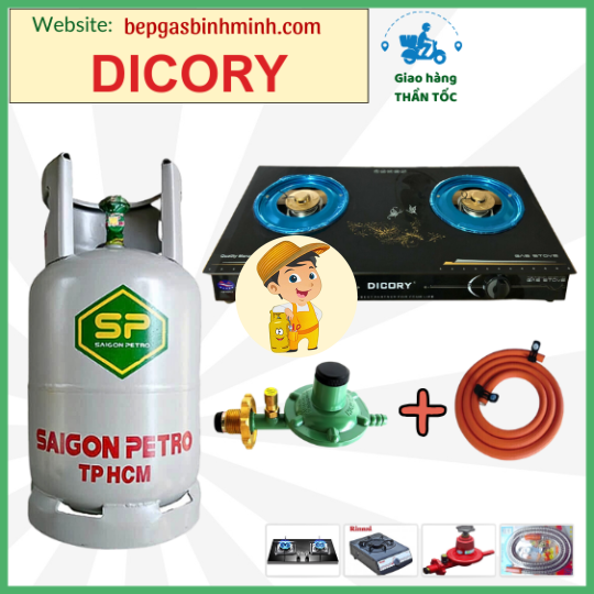 Bộ Bình Bếp Gas Đôi DICORY Bình Minh