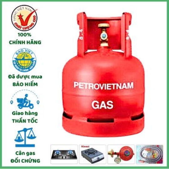 Bình Gas PetroVietnam Hồng 12kg Giá Tốt Giao Tận Nơi