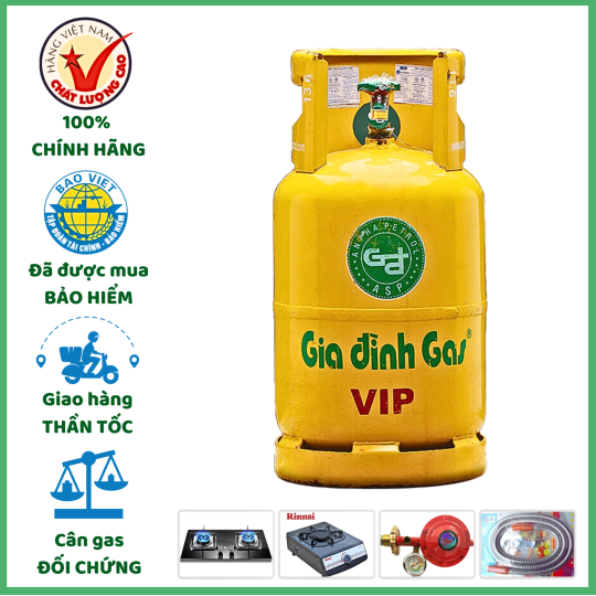 Gas Gia Đình Xanh Ngọc 12kg Đổi Gas Tất Cả Các Quận Huyện 15P