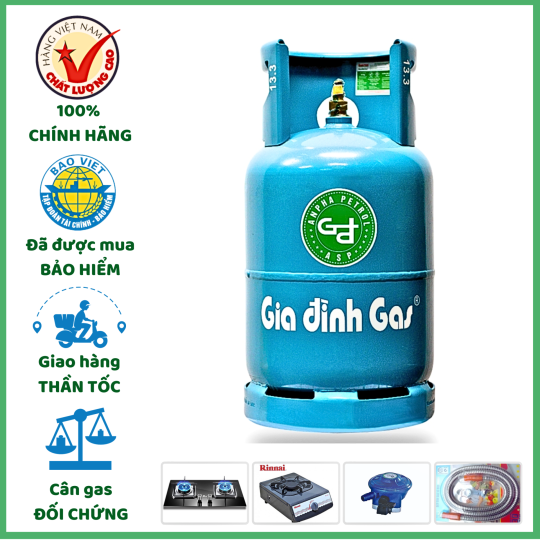Gas Gia Đình Xanh Ngọc 12kg Đổi Gas Tất Cả Các Quận Huyện 15P