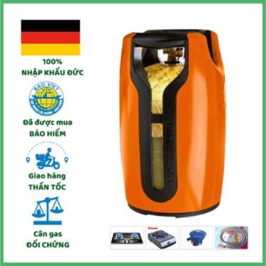 Bình Gas Miss Composite Đỏ 12kg Chống Cháy Nổ