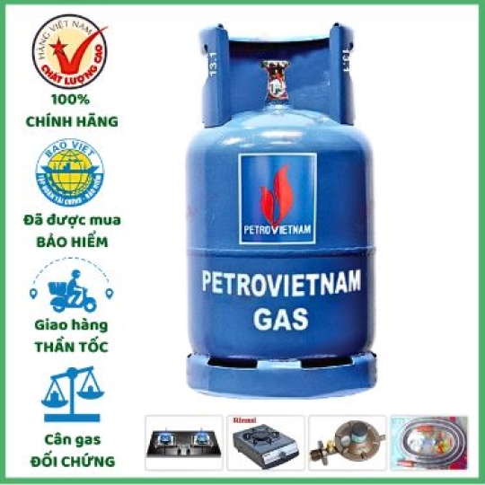 Gas Petro vietnam Đỏ 12kg–Giao Hàng Thần Tốc 15P Bảo Trì Miễn Phí